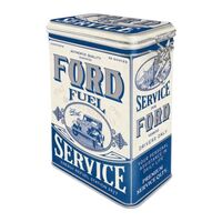 Nostalgic-Art Clip Top Tin Ford - Fuel & Service