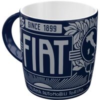 Nostalgic-Art Mug Fiat Since 1899 Logo Blue