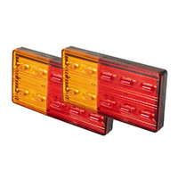 Fieryred Pair LED Trailer Tail Lights