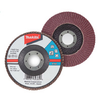 Makita 180mm Flap Disc 60# Grit - Aluminium Oxide - Angled D-27143