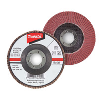 Makita 125mm Flap Disc 40# Grit - Ceramic Alumina Oxide - Angled D-28335
