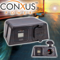 Conxus 12V 0-30 Digital Volt Meter & Surface Dash Mount Cigarette Socket