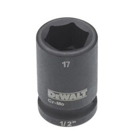 DeWalt 17mm Deep Well Extreme Impact Socket 1/2" Drive DT7535-QZ