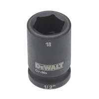 DeWalt 18mm Deep Well Extreme Impact Socket 1/2" Drive DT7536-QZ