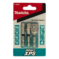 Makita Mixed 50mm Impact XPS Socket Adapter (3pk) E-10372