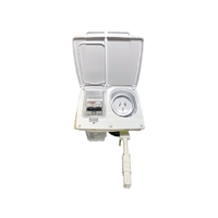 CMS Electracom 15A AC Power External Inlet & 16A RCD IP44 - White