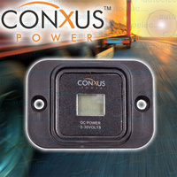 Conxus 12V 0-30 Flush Panel Mount Digital Volt Meter