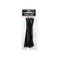 Charge Cable Ties 280mm 100Pc Black