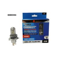 Exelite Easy Connect LED Headlight Bulbs H4 6500K 360° Beam Angle