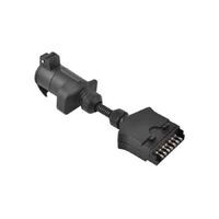 Loadmaster Trailer Adapter 7 Pin Flat Car Socket To Lg Round Trailer Plug