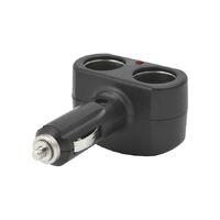 Charge Cigarette Lighter Accessory Socket With 2 Outlets 12/24V