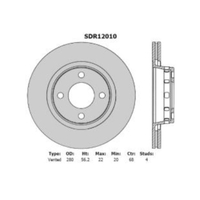 Protex Ultra Disc Brake Rotors for AUDI 80 8C B4 8G