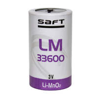 LM33600 Saft D Size 3V High Power Lithium Cylindrical Cell