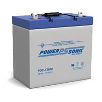 Power-Sonic 12v59 ah C20 Cyclic AGM