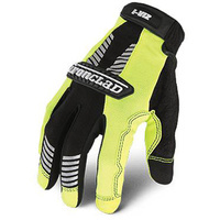 Ironclad I-Viz Reflective Green Work Gloves Size M