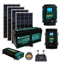 Enerdrive 200Ah B-TEC Battery with 720W Solar Panels, DC40, AC40 Chargers, EPRO+ & 2000X