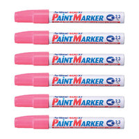 12PK Artline 400 Permanent Paint Marker 2.3mm Bullet Nib - Pink