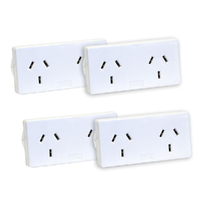 2x 2 PACK DOUBLE ADAPTOR HPMSIDE BY SIDE / RIGHT& LEFT 2PK