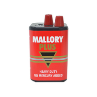 Mallory Plus Heavy Duty 6V Battery Mercury Free For Lantern/Torch