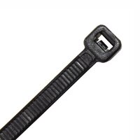 Cable Tie Black UV Treated Nylon 150mm Long x 3.6mm Wide Pack 100