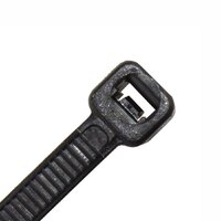 Cable Tie Nylon UV Black 200mm x 7.6mm