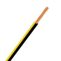 Automotive Single Core Cable 3mm Black & Yellow,16 .30 Stranding 30M Roll