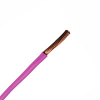 Automotive Single Core Cable 3mm Pink,16 .30 Stranding 30M Roll