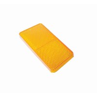 Reflector Amber 94mm x 44mm 50 Piece Blister Pack