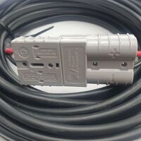 10 Meter Extension Lead 10 AWG 6mm2 50 Amp Grey