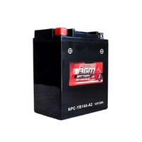 Power AGM 12V 12AH 160CCAs Motorcycle Battery