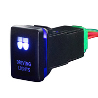 LIGHTFOX LED Driving Light Push Rocker Switch Suitable for TOYOTA Hilux Landcruiser