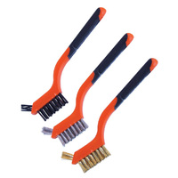 SP Tools 3pc 180mm Mini Wire Brush Set SP30890