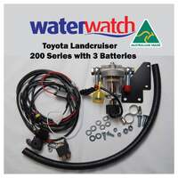 Diesel water watch for diesel toyota 200 series with 3 batteries - pre filter protection against diesel fuel contamination damage