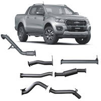Redback Extreme Duty 3" Turbo Back Exhaust for Ford Ranger 3.2 2016-2022 with DPF Fittings