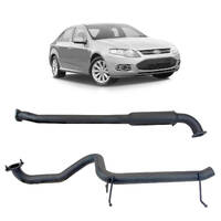 Redback Exhaust 2.5" System with Hotdog Centre and Rear Muffler Delete for Ford FG Falcon Sedan