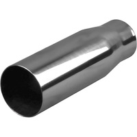 In 51mm(2"), Out 54mm(2-1/8"), L 200mm(8"), Stainless, SC345