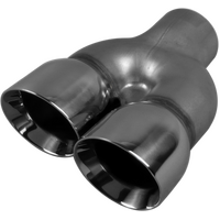 VE Commodore - Left, In 57mm(2-1/4"), Out 76mm(3"), Stainless