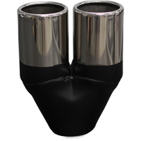 In 51-76mm(2" - 3"), Out 63mm(2-1/2")x2, Stainless, YP63RX