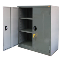 Geiger 3 Shelf Cabinet - Lockable Doors THD2S