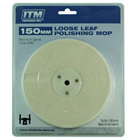 ITM Polishing Mop Loose Leaf 50 Fold 150 x 25mm TM405-001