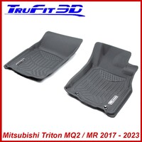 3D Maxtrac Rubber Mats for Mitsubishi Triton MQ2-MR 2017+ Front Only
