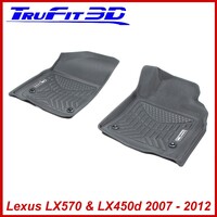 3D Maxtrac Rubber Mats for Lexus LX570 LX450d 2007-2012 Front Pair