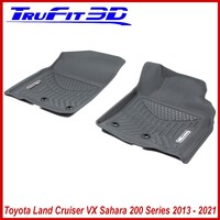 3D Maxtrac Rubber Mats for Toyota Land Cruiser 200 Altitude VX SAHARA 2013-2021 Front Pair
