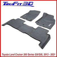 3D Maxtrac Rubber Mats for Toyota Land Cruiser 200 GX GXL 2013-2021 Front & Rear