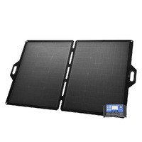ATEM POWER 12V 160W Folding Solar Panel Blanket Kit Mono Camping Battery Charge