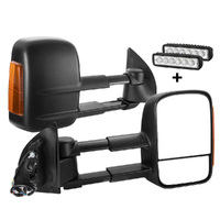 SAN HIMA Pair Towing Mirrors for Ford Ranger MK PX PX2 PX3 XL XLT XLS Wildtrak 2012-MY2021